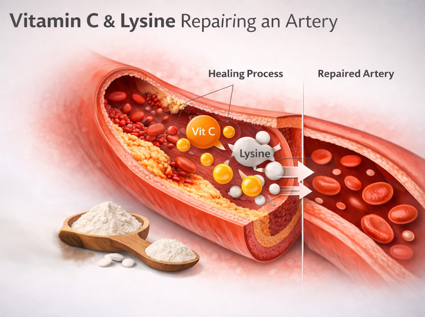 LysiCure ( Vitamin C + Lysine) - immagine 3